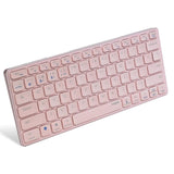Rapoo E9050 C-Type Rechargeable Bluetooth Wireless Multi-Device 4 Devices Keyboard Pink