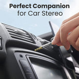 Portronics Konnect Aux 6 1.5 meter Long Spiral AUX Cable Black