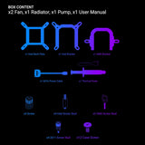 Ant Esports CPU Cooler Liquid ICE Chroma-360 ARGB Black