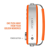 SAREGAMA Carvaan Premium Pop Portable Speaker Pre-loaded 5000 Evergreen Hindi Songs, 2.0Channel,  Candy Orange)