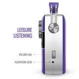 SAREGAMA Carvaan Premium Pop 6W Portable Speaker Pre-loaded 5000 Evergreen Hindi Songs 2.0Channel  Orchid Purple