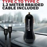 HONEYWELL MICRO CLA 36W PD CAR CHARGER WITH TYPE C CABLE BROOT COMPUSOFT LLP JAIPUR 