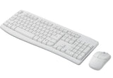 Rapoo X1800Pro Wireless Mouse & Keyboard Combo - 2.4G, 10M Range, Optical, Long Battery, Spill-Resistant Design,1000 DPI, Nano Receiver, Entry White