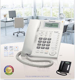 Panasonic Single Line KX-TS880MX Corded Landline Phone White