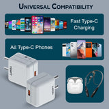 Tempt Turbo 65W Type C Fast Charger with Type C Cable