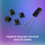 HyperX PBT Keycaps – Full Key Set, Double Shot PBT Material, Layout, Keys, White