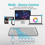 Rapoo Ralemo Pre 5 Wireless Bluetooth Mechanical Keyboard White