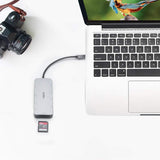 Rapoo XD200C USB C Hub Adapter, 10-in-1 Adapter, with 4K HDMI
