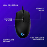 Logitech G203 LIGHTSYNC RGB Wired Gaming Mouse
