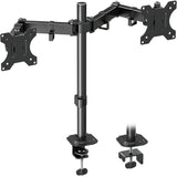 Dual Arm LED Monitor Desk Mount Bracket Table Top Screw Type LED Mount Z022