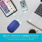 Rapoo M100 Ultra Silent Wireless Bluetooth Mouse Blue