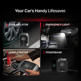 Qubo Digital 2-in-1 Battery Jump Starter + Tyre Pressure Inflator by Hero Grup