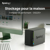Synology 2-Bay NAS DS225+ Diskless