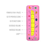 Saregama Carvaan Mini Kids with Wireless Mic - 300+ Pre-Loaded Stories, Rhymes, Learnings and Mantras with Rechargeable Baby Pink