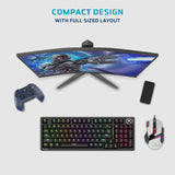 Amkette EvoFox Katana-X Mechanical Gaming Keyboard with Outemu Blue Switches Black
