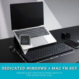 Rapoo E9350G C-Type Rechargeable Bluetooth Wireless Multi-Device 4 Devices Keyboard