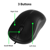 Zebronics Wired Mouse Comfort
