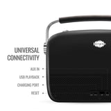 SAREGAMA Carvaan 2.0 Wi-Fi  Hindi Portable Music Player 5000 Pre-Loaded Songs with Podcast, FM BT AUX Classic Black