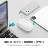 Rapoo  M650 Bluetooth Multi-Device Silent Mouse, Dual Mode Bluetooth + 2.4G Wireless White