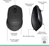 Logitech MK345 Wireless Keyboard and Mouse Combo Black