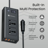 portronics zaptor 200w car inverter