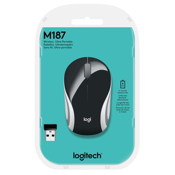 Logitech M187 Wireless Mouse Black BROOT COMPUSOFT LLP JAIPUR