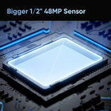 Insta 360 X3 Action Camera, 1/2" Sensor, 5.7K 360 Capture Black