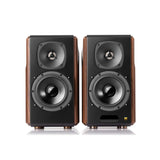 Edifier S2000MKIII Powered Bluetooth Bookshelf 2.0 Speakers - Near-Field Active Tri-Amped 130w Studio Monitor Speakers for Audiophiles with Wireless, Line-in and Optical Input