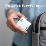 Tempt Bolt 30W QC+PD Charger with Dual Port USB-A & Type-C Includes 1m 6A SuperVOOC Cable