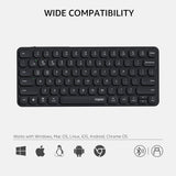 Rapoo E9050L Bluetooth Wireless Multi-Device Keyboard Dark Grey