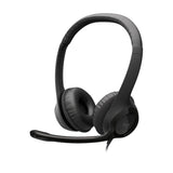 Logitech Wired Headphone H390 Black