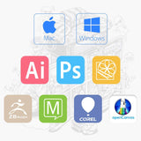 XP-Pen StarG640 Graphics Drawing Tablet Pen Tablet (6x4 Size, 8192 Levels of Pressure Sensitivity