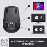 Logitech MX Anywhere 3 Wireless Bluetooth Mouse Graphite