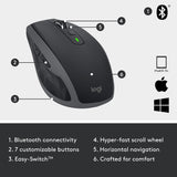 Logitech MX Anywhere 2S Bluetooth Edition Wireless Mouse