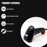 TVS Electronics BS-L100 Plus Barcode Scanner 1D High-Speed Scan