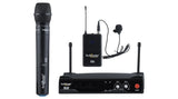 Studiomaster dual wireless Microphone 1 hand mic & 1 colar mic XR 40HL
