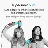 Dyson Supersonic Nural Intelligent Hair Dryer Protects Scalp Health Fast Drying No Heat Damage