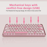 Rapoo Ralemo Pre 5 Mechanical Keyboard with Multi-Mode Technology Pink