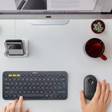 Logitech K380 Multi-Device Bluetooth Wireless Keyboard Dark Grey