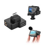DJI Osmo Action Camera 3.5mm Microphones Audio Mic/USB-C Adapter