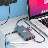 Portronics Mport 11C USB C Hub/Docking Station 11-in-1 POR-1678