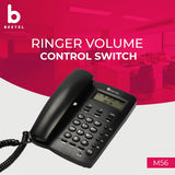 Beetel M56 Caller ID Corded Landline Phone with 16 Digit LCD Display