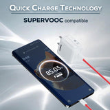 Tempt 65W SuperVooc oneplus Fast Charger with Type-C Cable