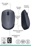 Logitech M170 Wireless Mouse - Grey