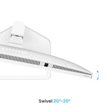 BenQ EW2790U 27” 4K UHD 3840x2160 Entertainment Monitor with 95% P3 AI Contrast 5Wx2 treVolo Speakers White