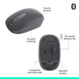 Logitech M196 Bluetooth Wireless Mouse Graphite