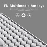 Rapoo Ralemo Pre 5 Wireless Bluetooth Mechanical Keyboard White