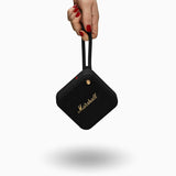 Marshall Willen Portable Bluetooth Speaker with 15+ Hours of Portable Playtime, Dust & Waterproof (IP67) - Black & Brass.