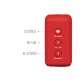 Saregama Carvaan Mini Hindi Legends Hindi 2.0- Music Player with Bluetooth/FM/AM/AUX Sunset Red