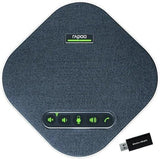Rapoo M600 Conference Speakerphone Black with Full-duplex deep echo cancellation, 360° omnidirectional